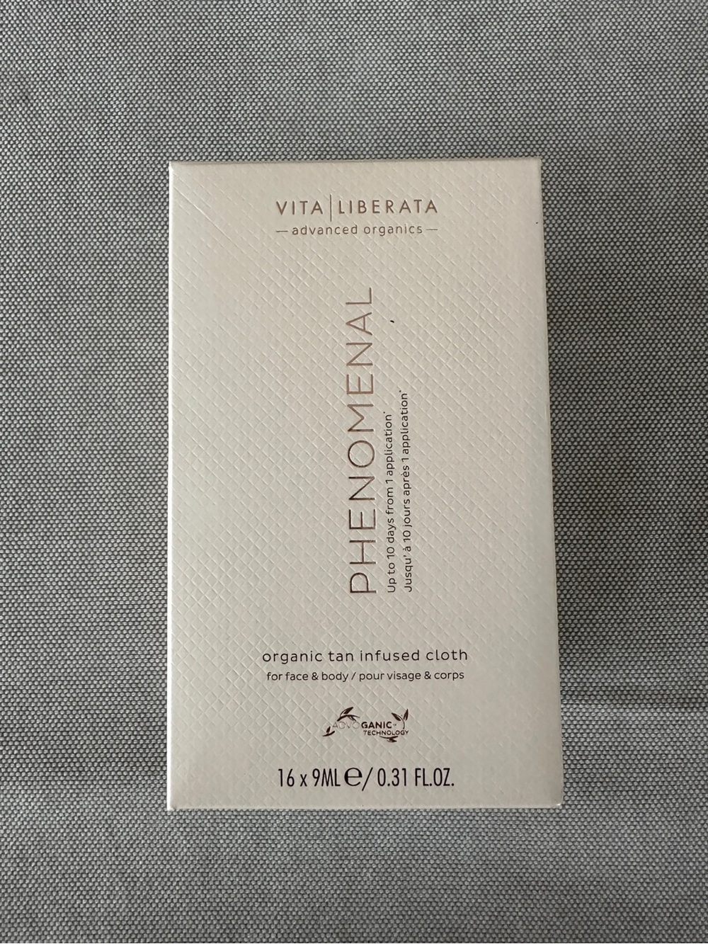 Set of 15 Vita Liberata Phenomenal Organic Tan Infused Cloths